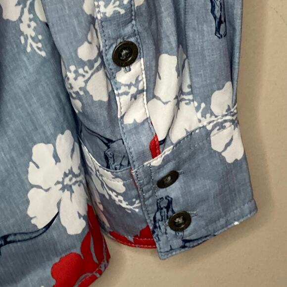 Ariat Women’s Western Aloha VentTEK Stretch Shirt  Long Sleeve Pockets NWT Sz M - Picture 14 of 16